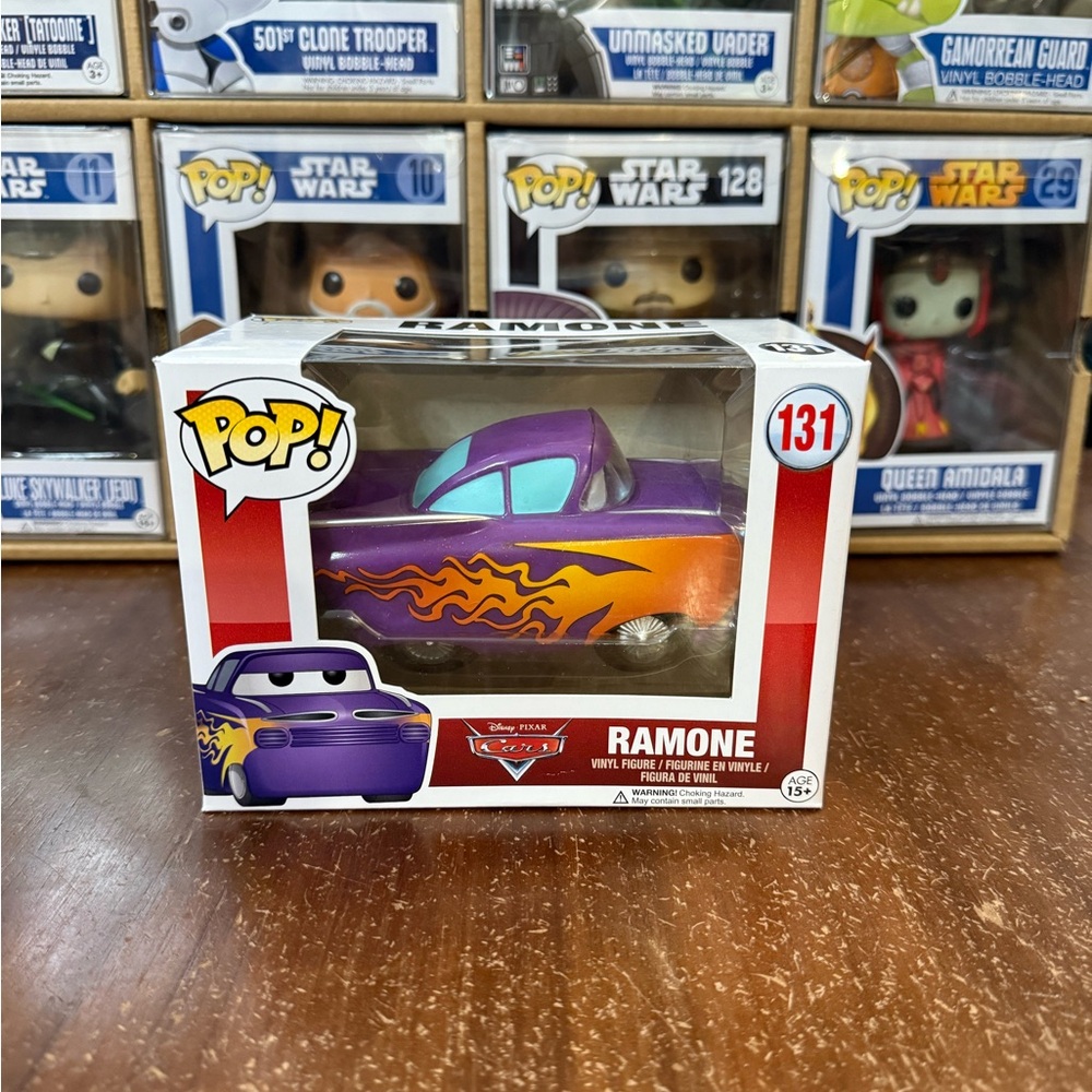 Funko Pop! Ramone 131 2015 PopLife Excl. Sticker Disney Pixar Cars